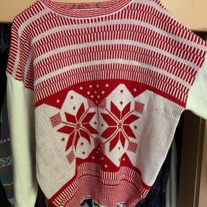 vintage knit christmas sweater